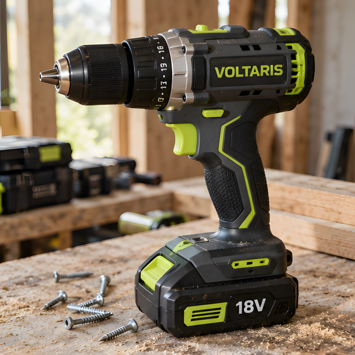 Bormașină cu acumulator 18V Voltaris
