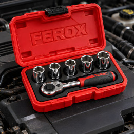 Trusă chei tubulare 6 piese Ferox