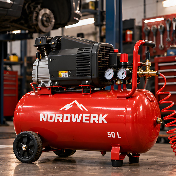 Compresor de aer 50 l Nordwerk